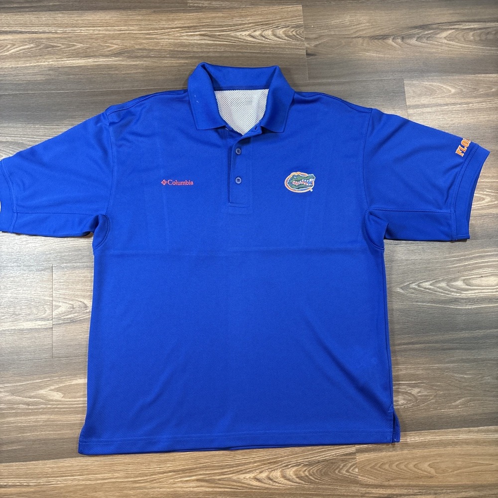 Colombia PFG Florida Gators Omni Shade Performance Polo Shirts - Picture 1 of 5